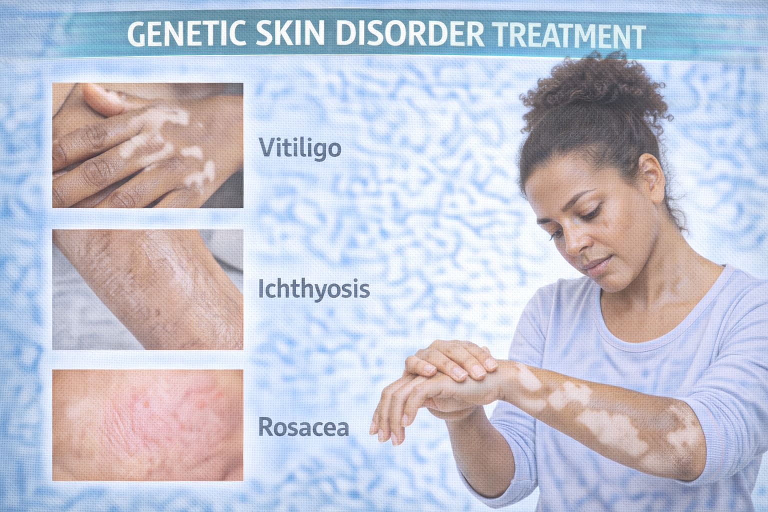 Genetic skin disorder treatment